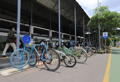 KAI Commuter Akan Berikan Layanan Bike Shelter Di Area Stasiun